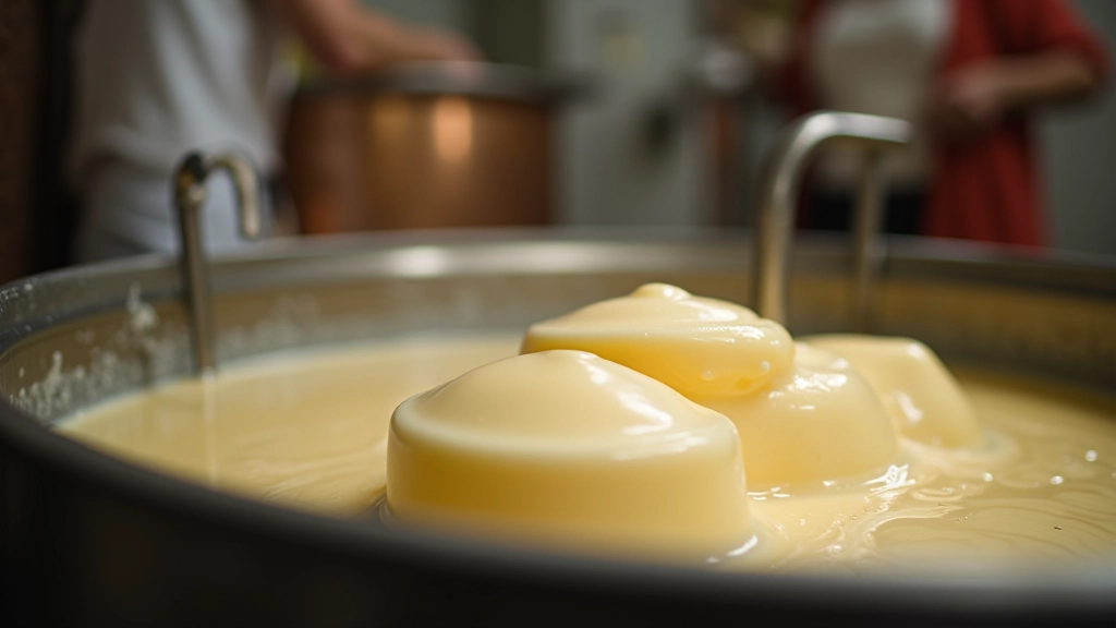 Tradicionālā siera gatavošanas process ar piena tvaiku uzraudzības sistēmu